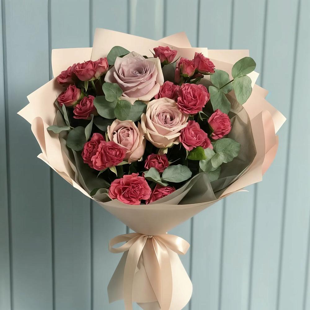 Букет цветов из: Гвоздики и Розы в Сорочинске