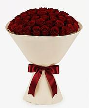 Букет 101 Бордовая роза Блэк Бакарра в Сорочинске