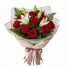 Букет цветов из:  Лилии и Розы в Сорочинске