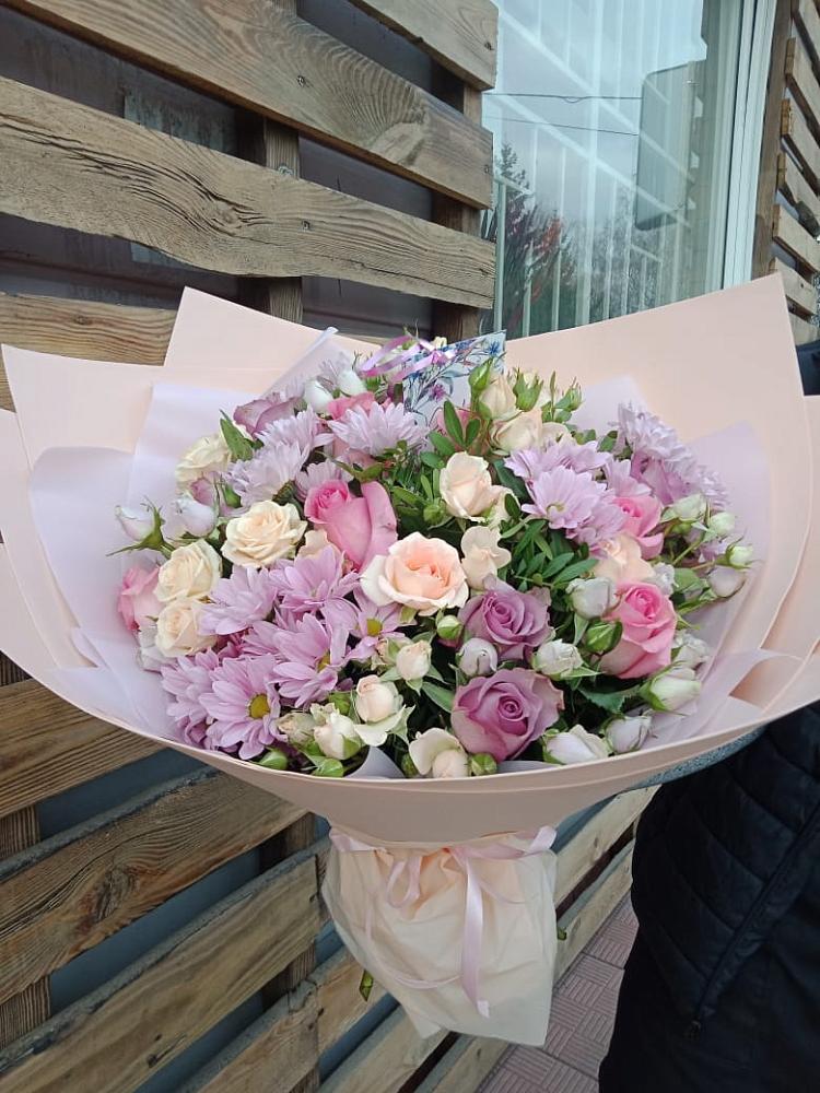 Букет цветов из: Розы и Хризантемы в Сорочинске