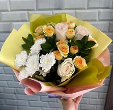 Букет цветов из:  Розы и Хризантемы #REPLACE_PRED# Сорочинске