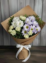 Букет цветов из:  Хризантемы и Розы в Сорочинске