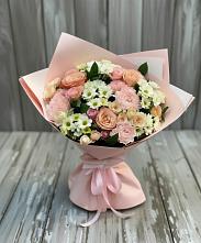 Букет цветов из:  Гвоздики, Розы и Хризантемы в Сорочинске