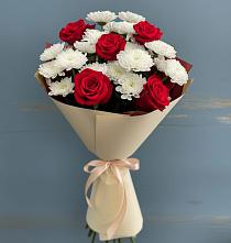 Букет цветов из:  Розы и Хризантемы в Сорочинске