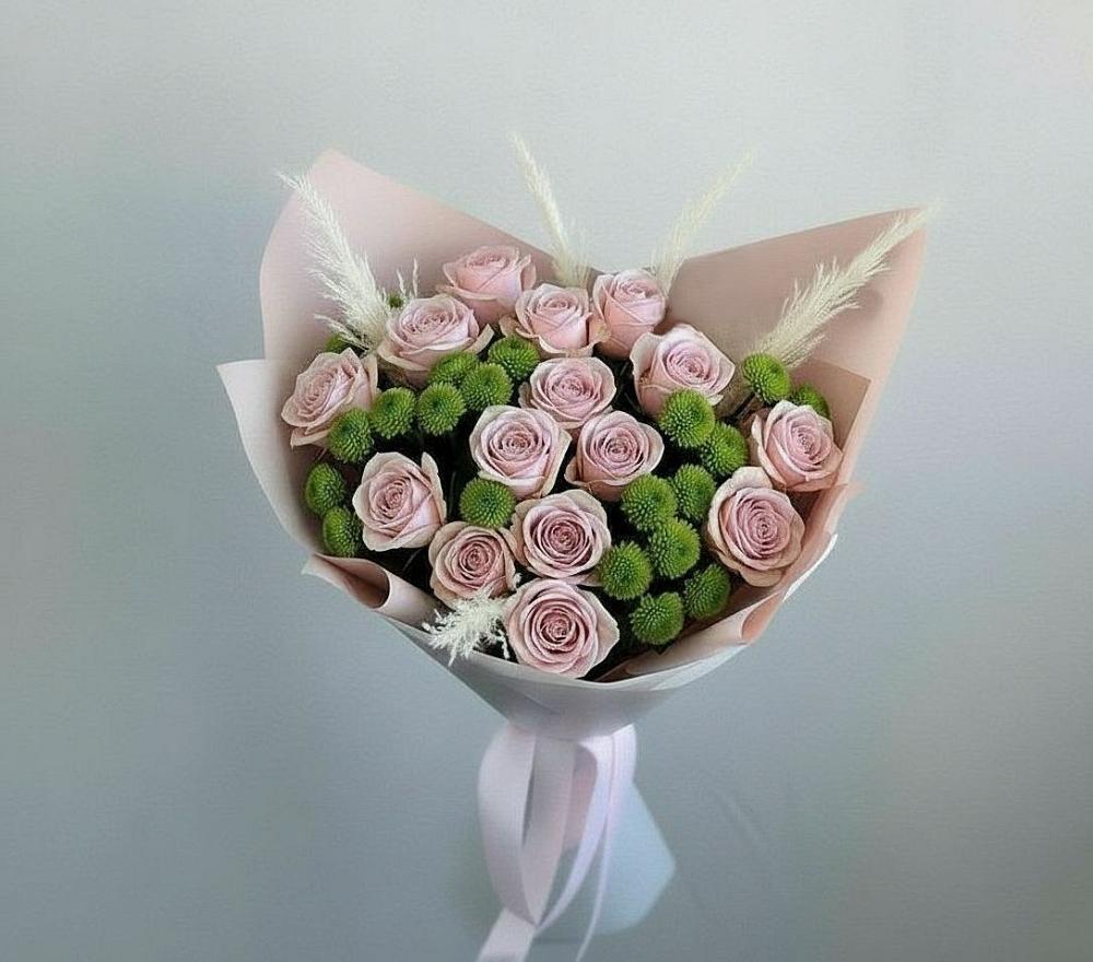 Букет цветов из: Розы и Хризантемы в Сорочинске