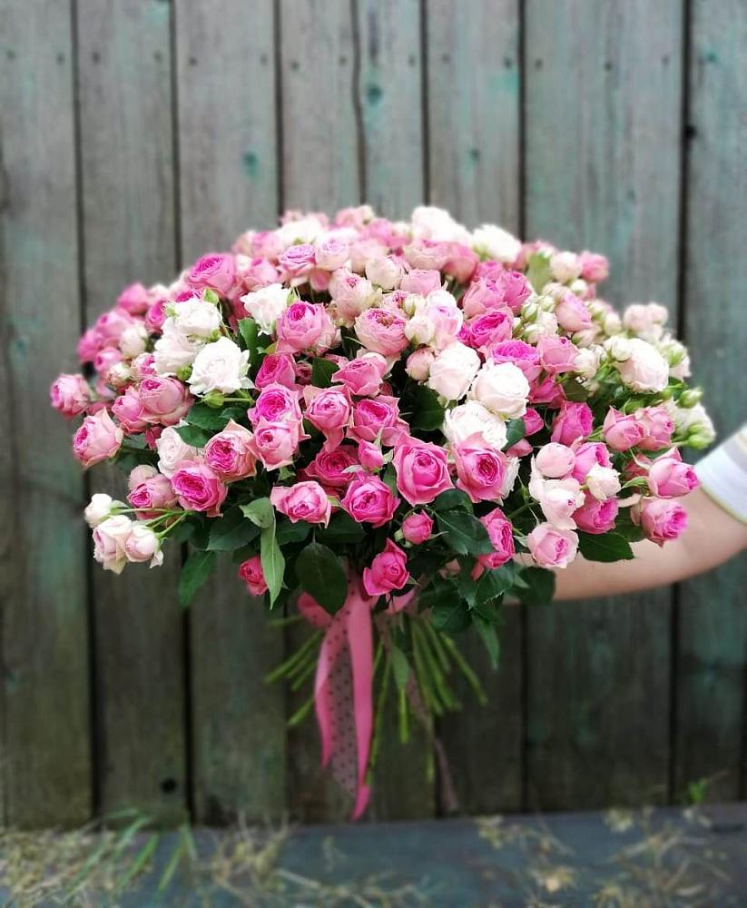 Букет Розовые кустовые розы Натали и Лав Лидия в Сорочинске